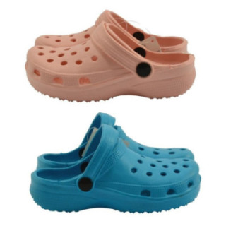 Klapki ogrodowe oddychające rozm.30-35 mix 3559